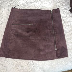 BlankNYC Suede Mini Skirt